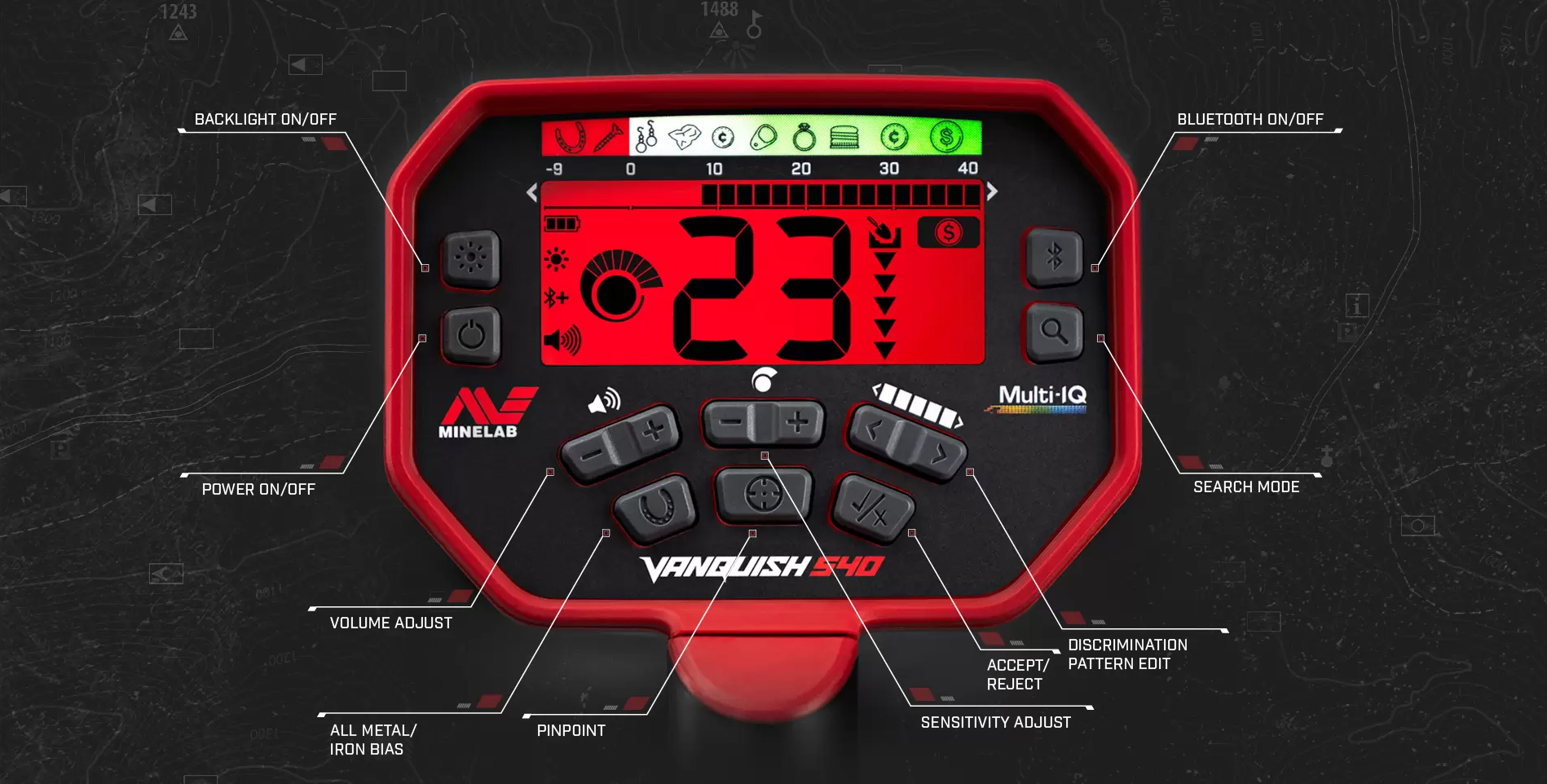 VANQUISH 540 PRO-PACK - Romar Minelab